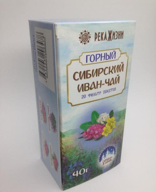 «Сибирский Иван-чай» Горный (20 фильтр пакетов по 2г)